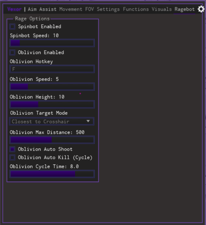 Vexor Roblox Menu